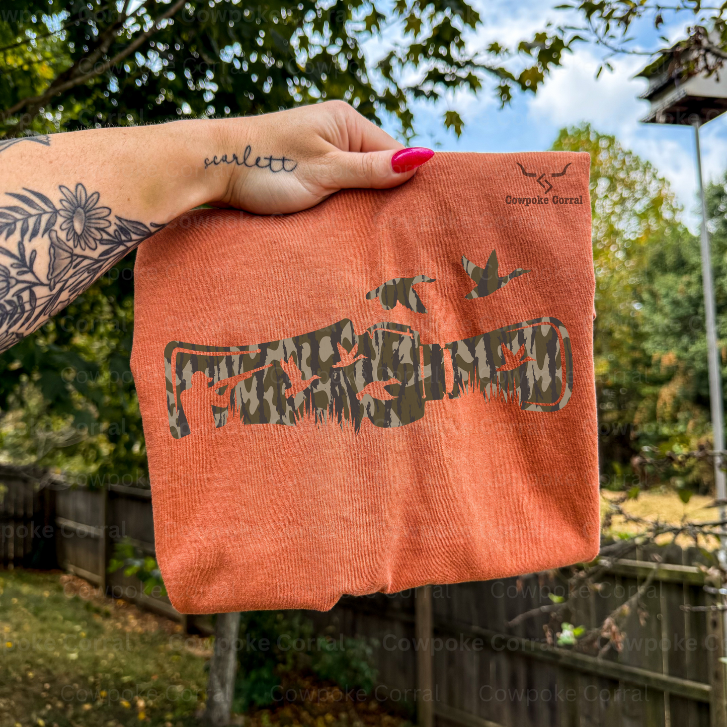 DUCK CALLER CAMO TEE
