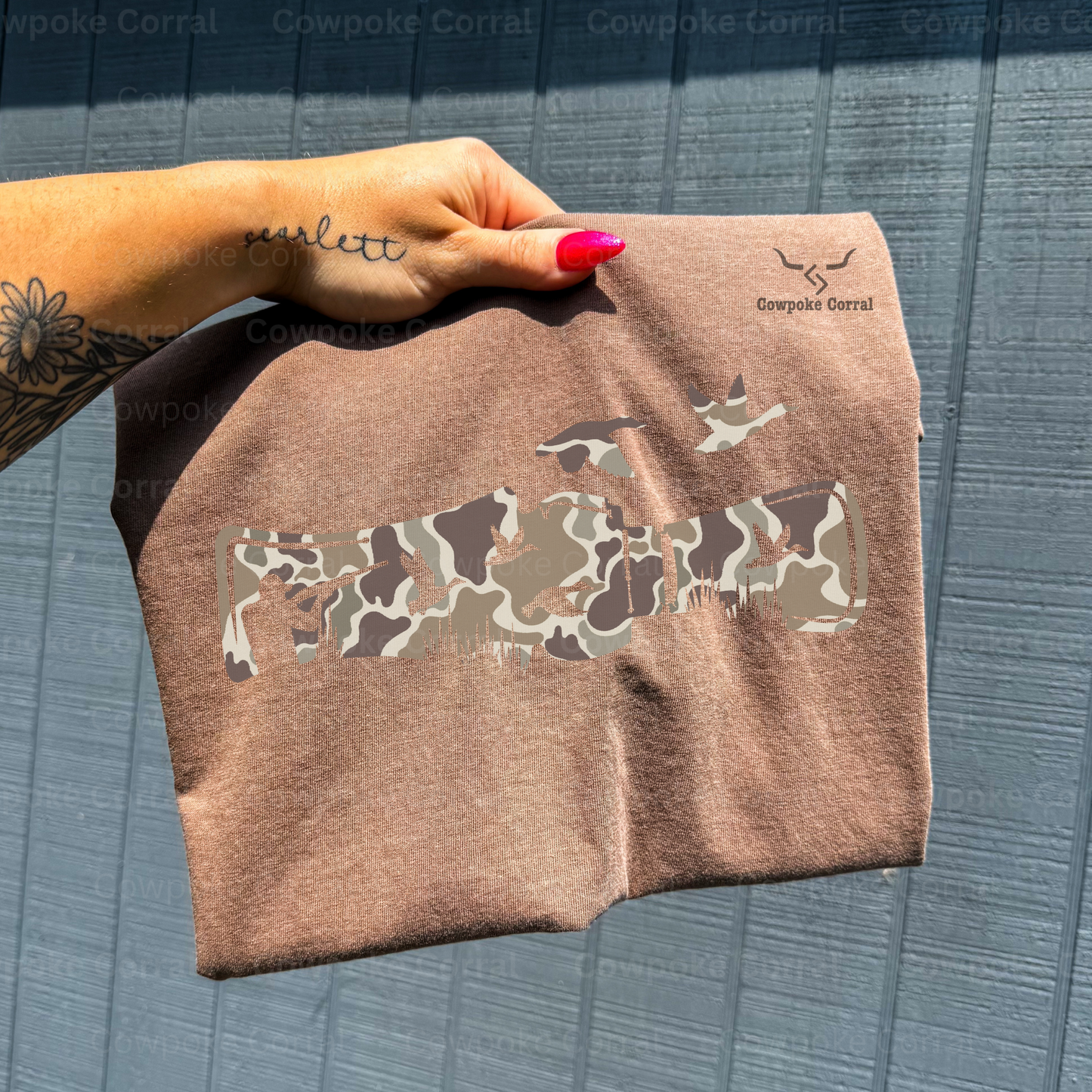 DUCK CALLER RETRO CAMO TEE
