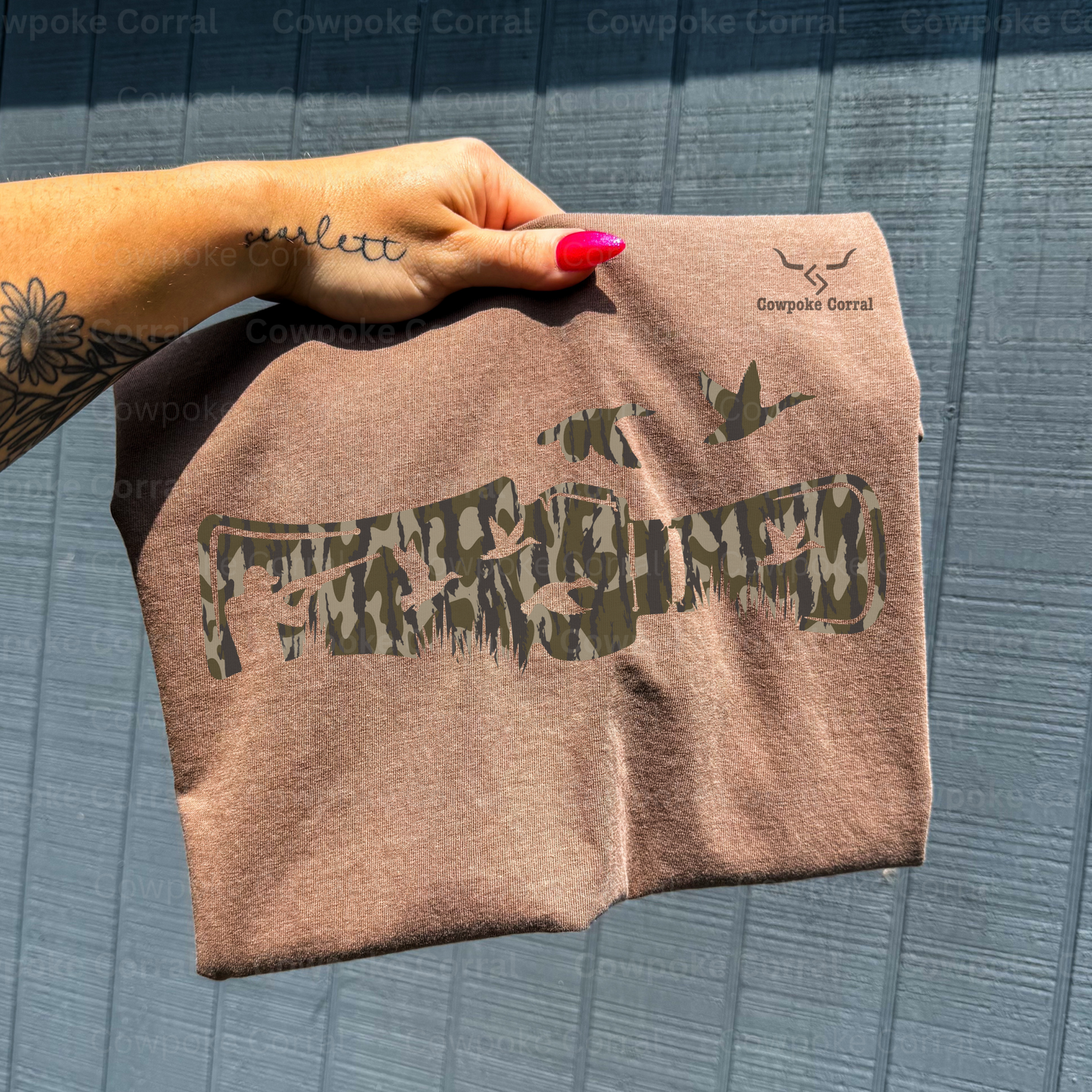 DUCK CALLER CAMO TEE