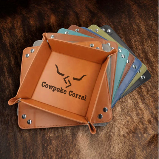 Leatherette Valet Trays