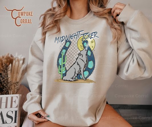 MIDNIGHT TOKER CREWNECK SWEATSHIRT