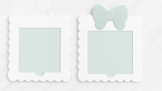 Scalloped Bow Sticky Note Holder
