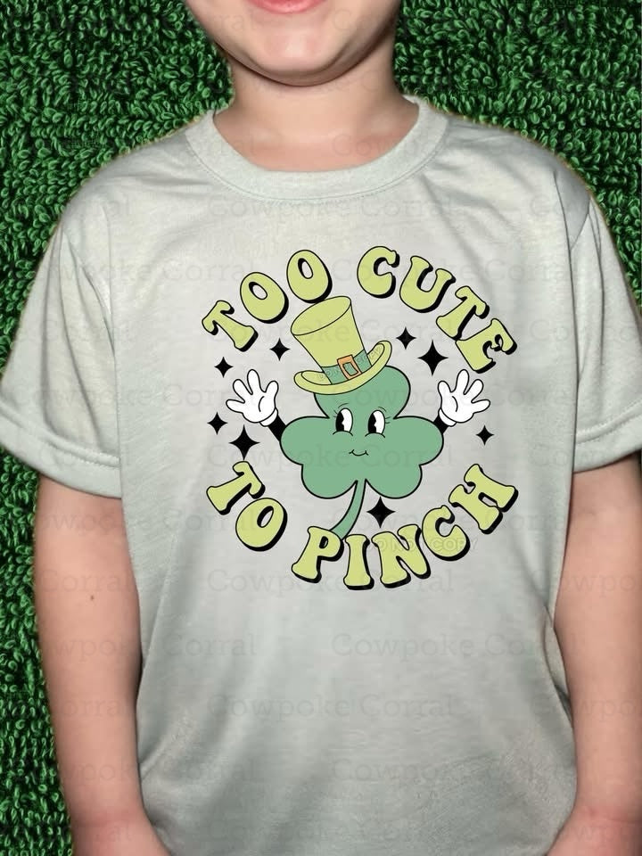 TOO CUTE TO PINCH YOUTH TEE