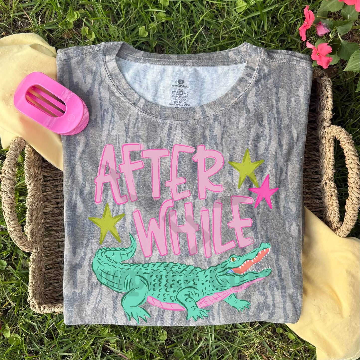 AFTER WHILE CROCODILE CAMO TEE