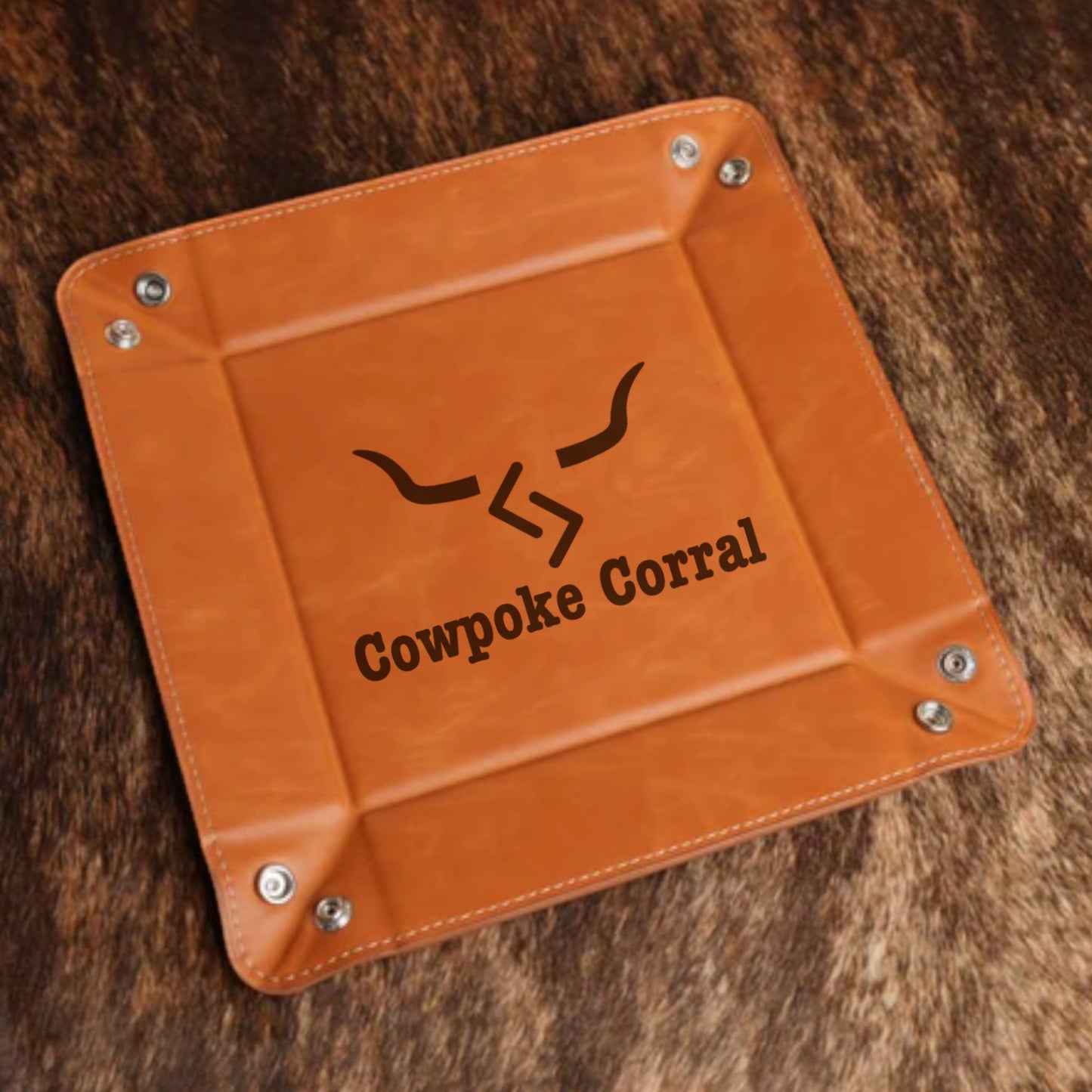 Leatherette Valet Trays