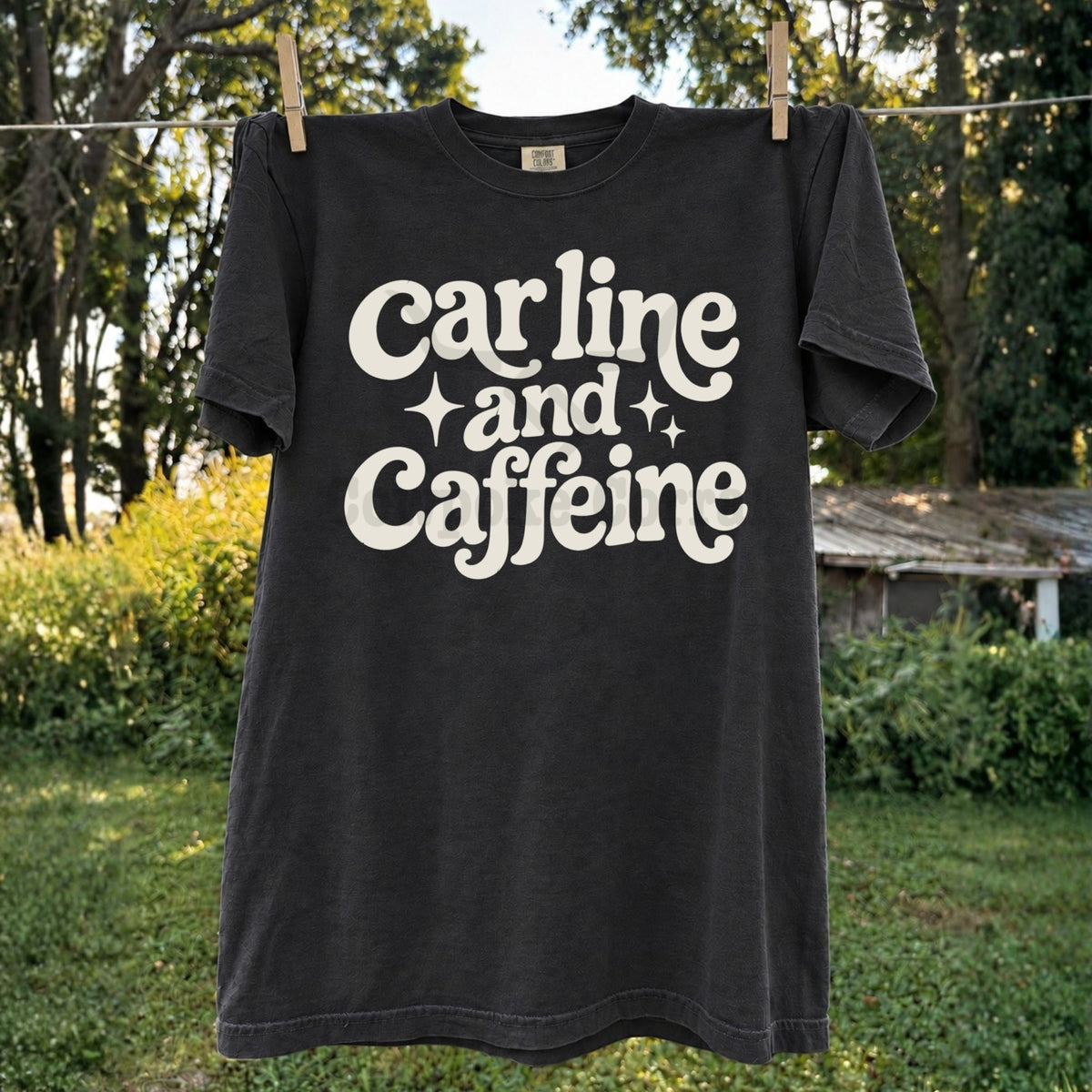 Car Line and Caffeine Tee
