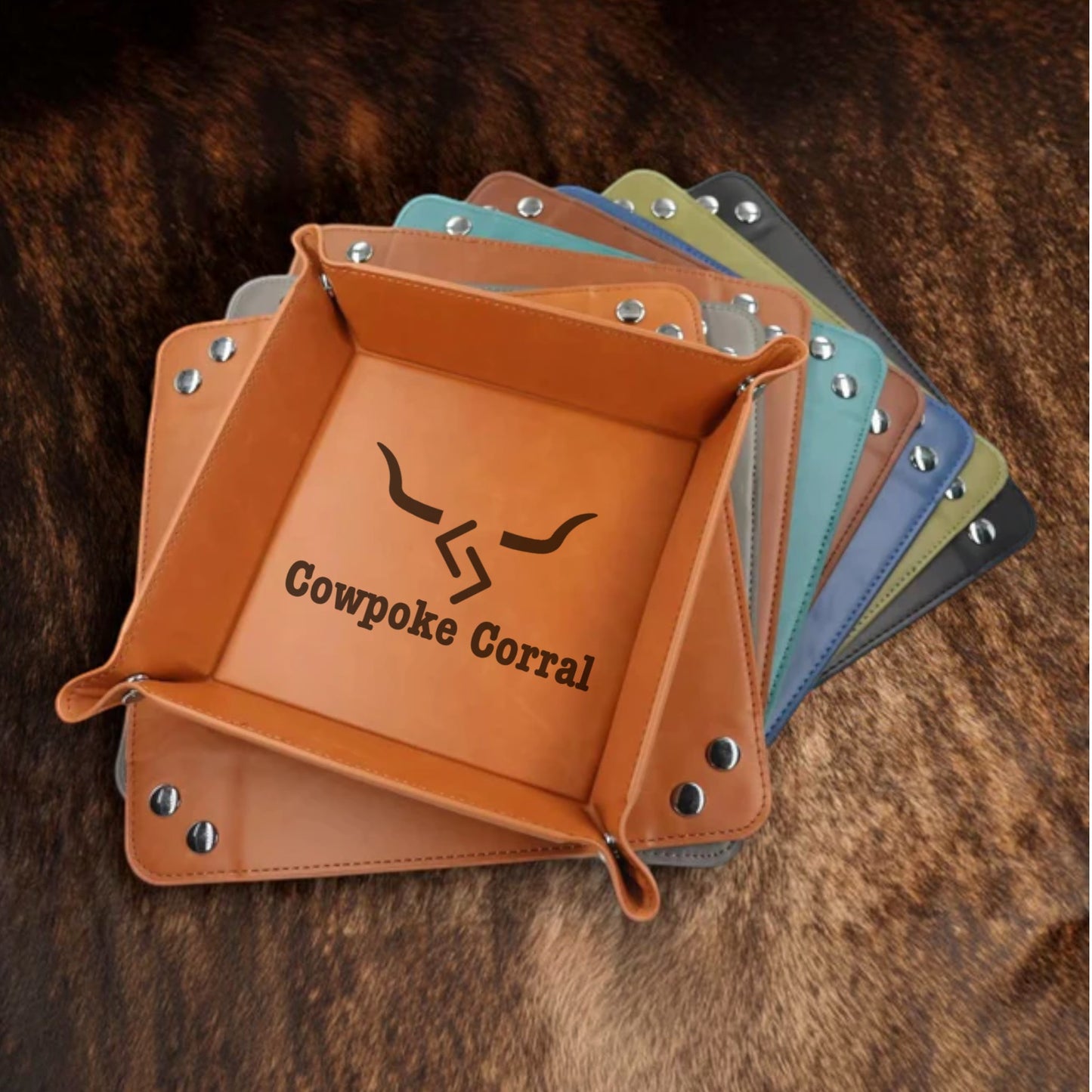 Leatherette Valet Trays