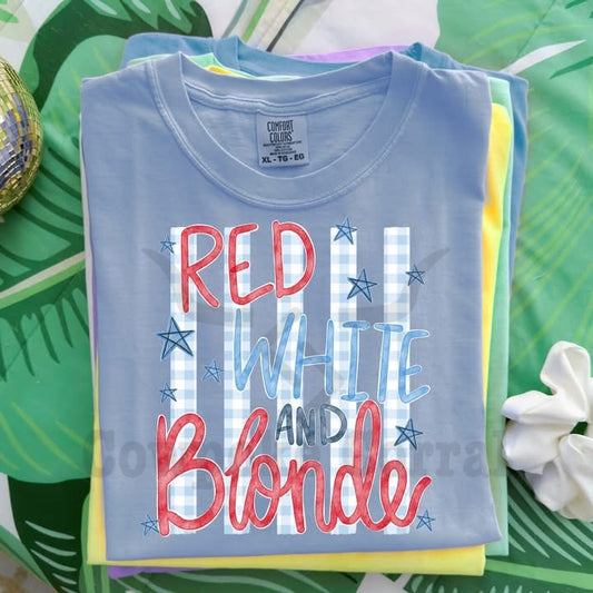 RED, WHITE & BLONDE TEE