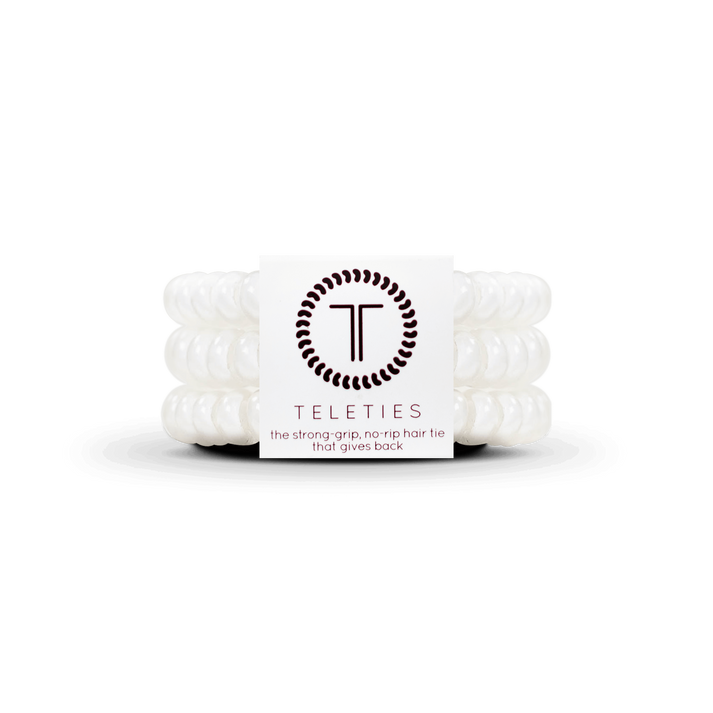 Coconut White Small Hair Ties