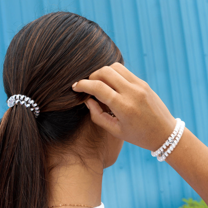 Peppermint Large Hair Ties