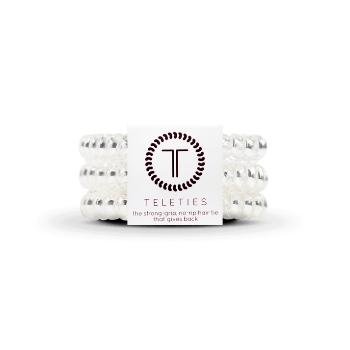 Crystal Clear Large Hair Ties
