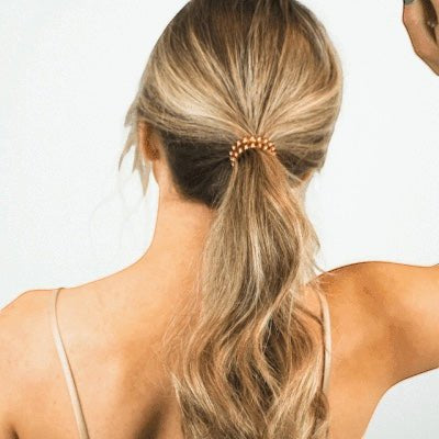 Crystal Clear Large Hair Ties