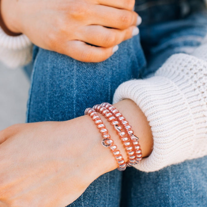 Millennial Pink Large Hair Ties