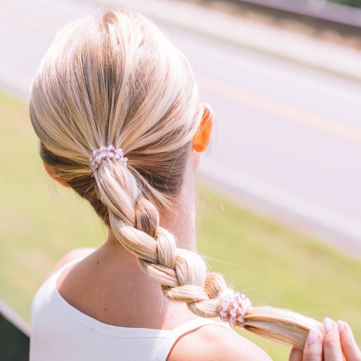 Rose Water Pink Large Hair Ties