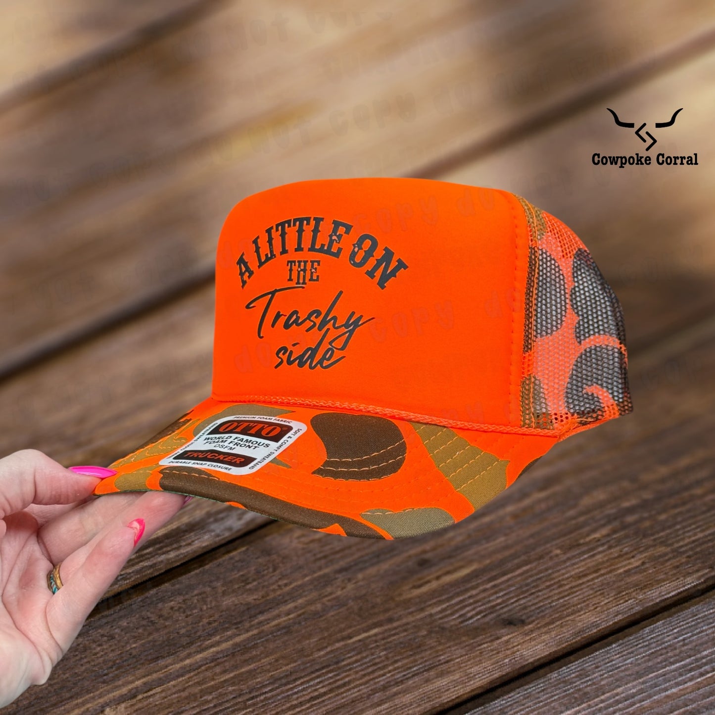 TRASHY SIDE FOAM TRUCKER HAT