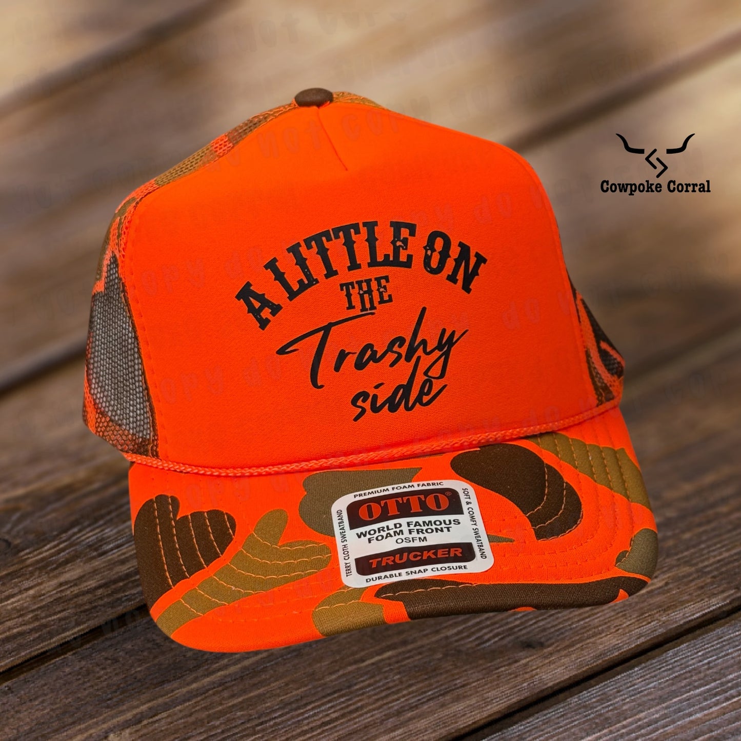 TRASHY SIDE FOAM TRUCKER HAT