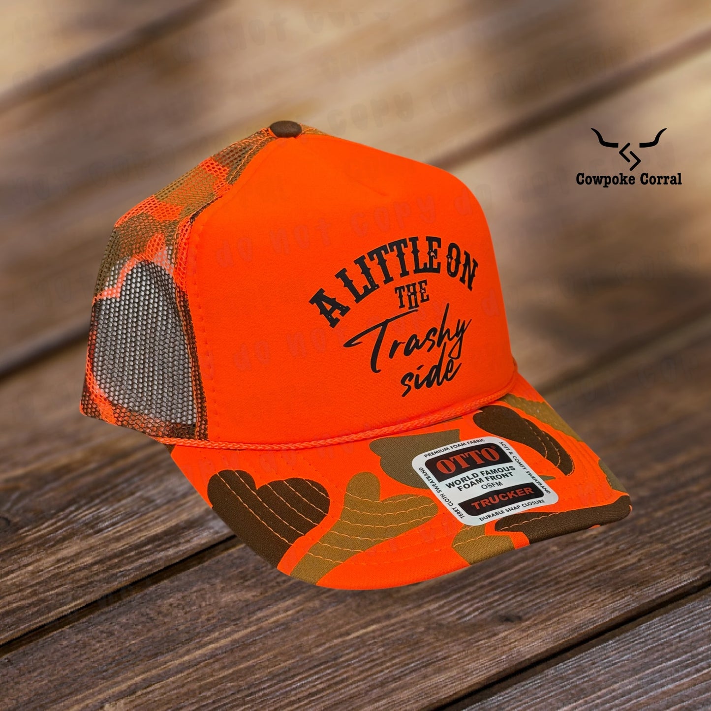 TRASHY SIDE FOAM TRUCKER HAT