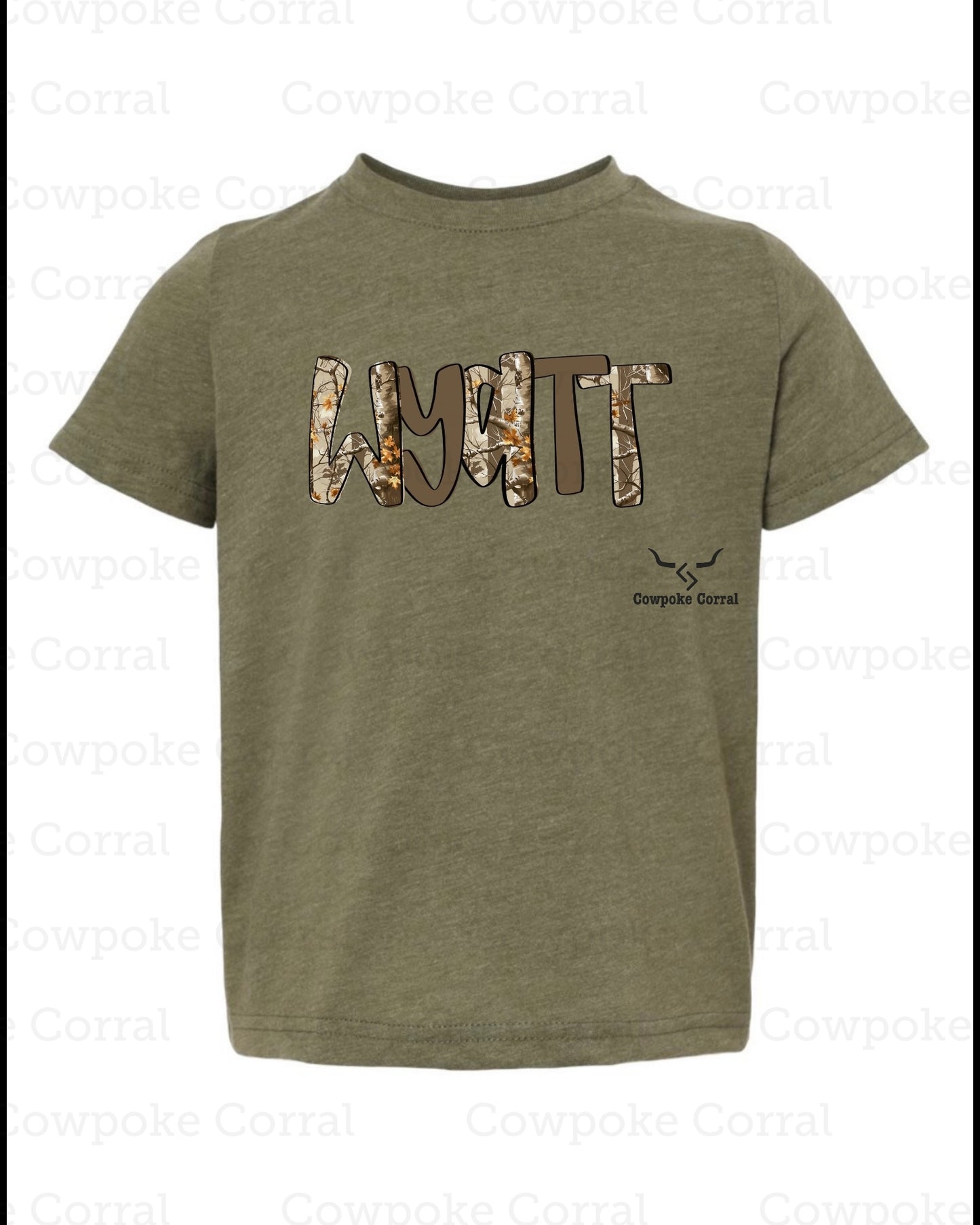 CUSTOM CAMO NAME YOUTH TEE