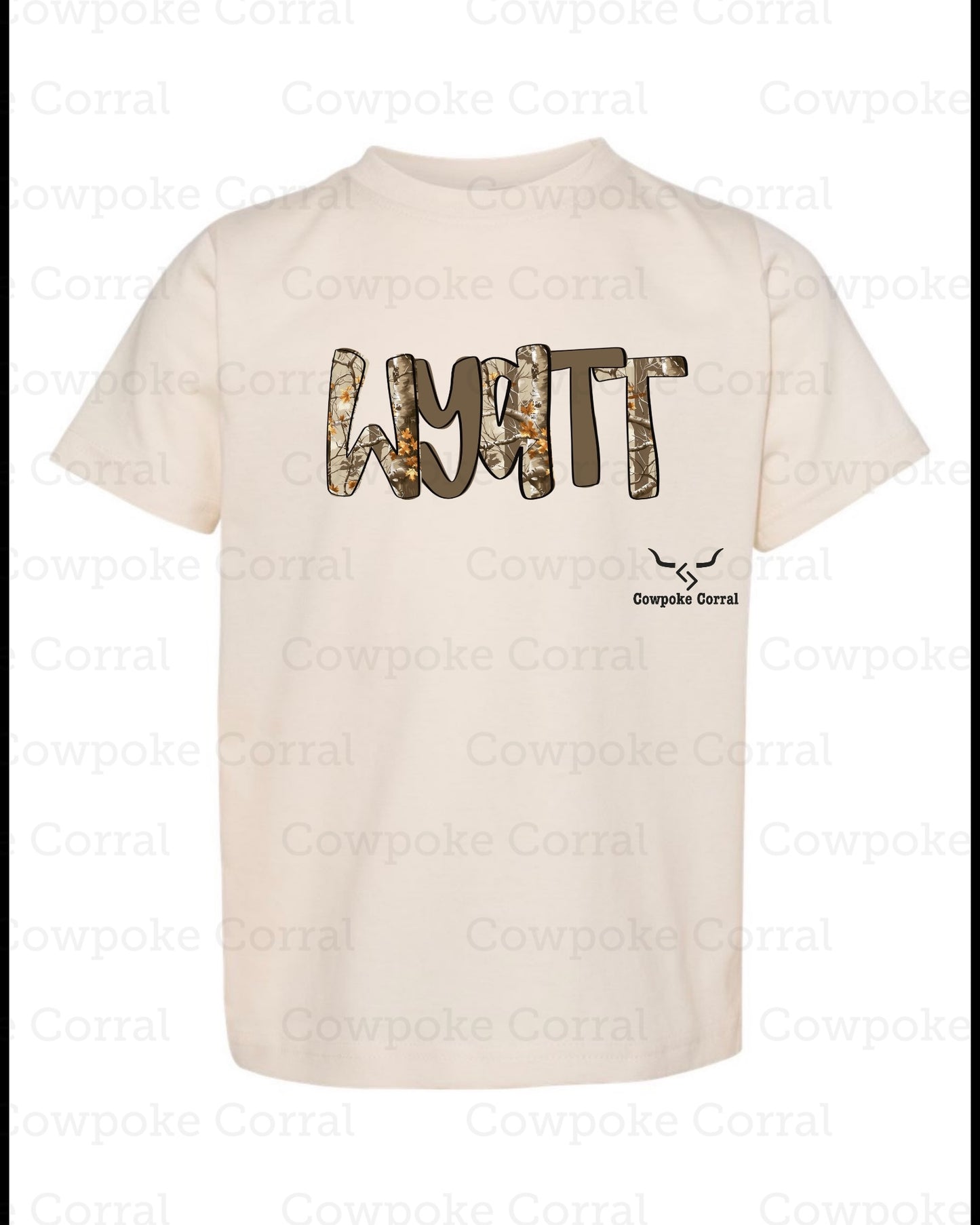 CUSTOM CAMO NAME YOUTH TEE
