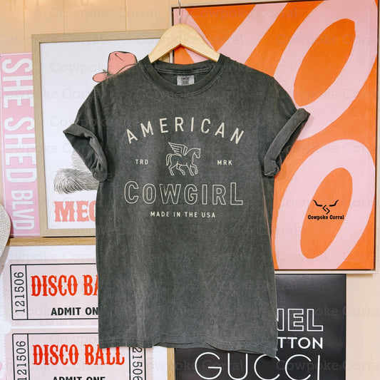 AMERICAN COWGIRL TEE