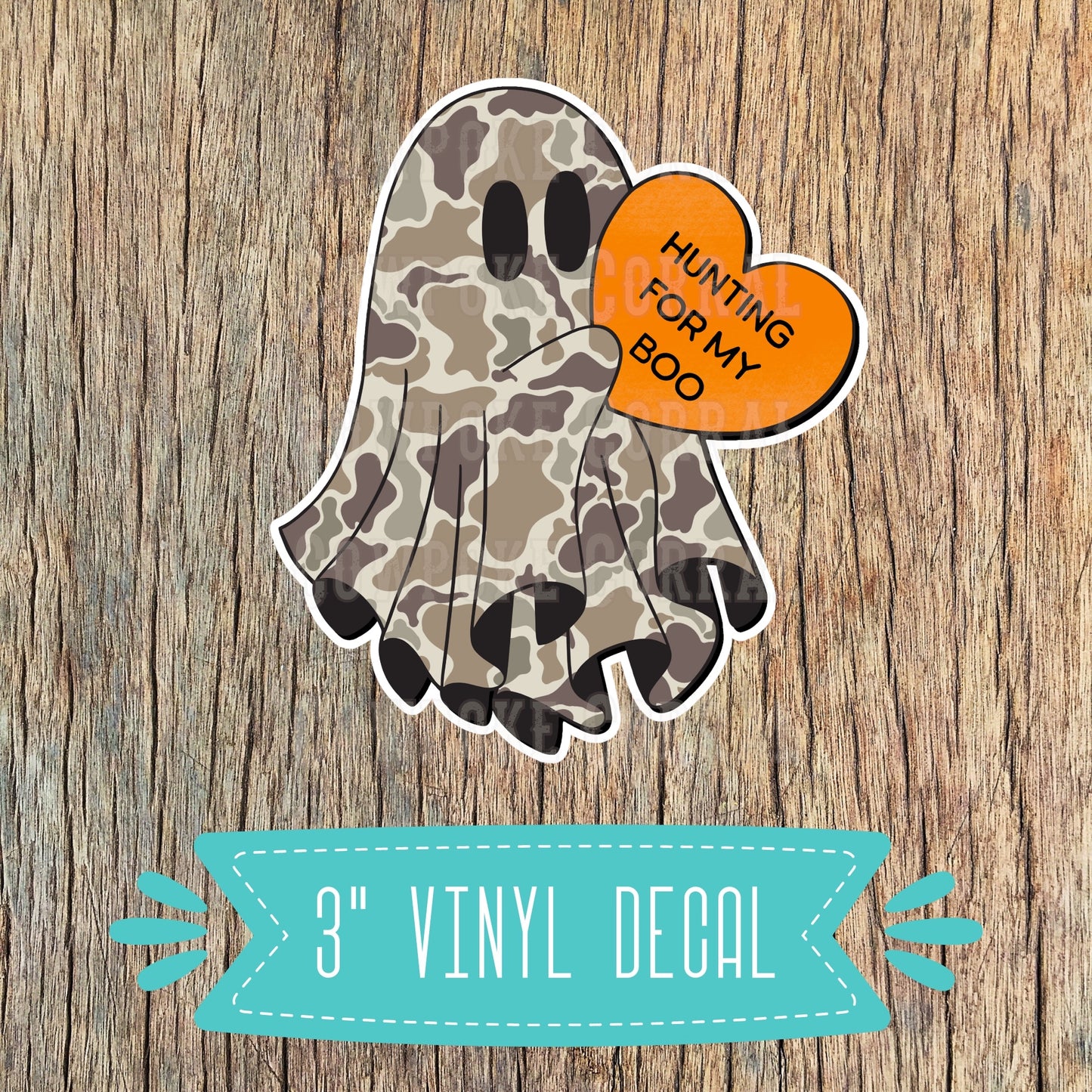 HUNTING FOR MY BOO VINYL DECAL STICKER