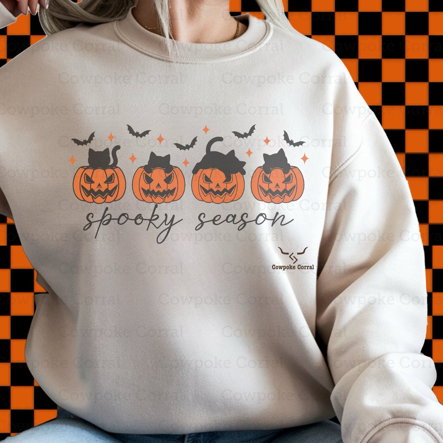 SPOOKY SEASON CREWNECK SWEATSHIRT