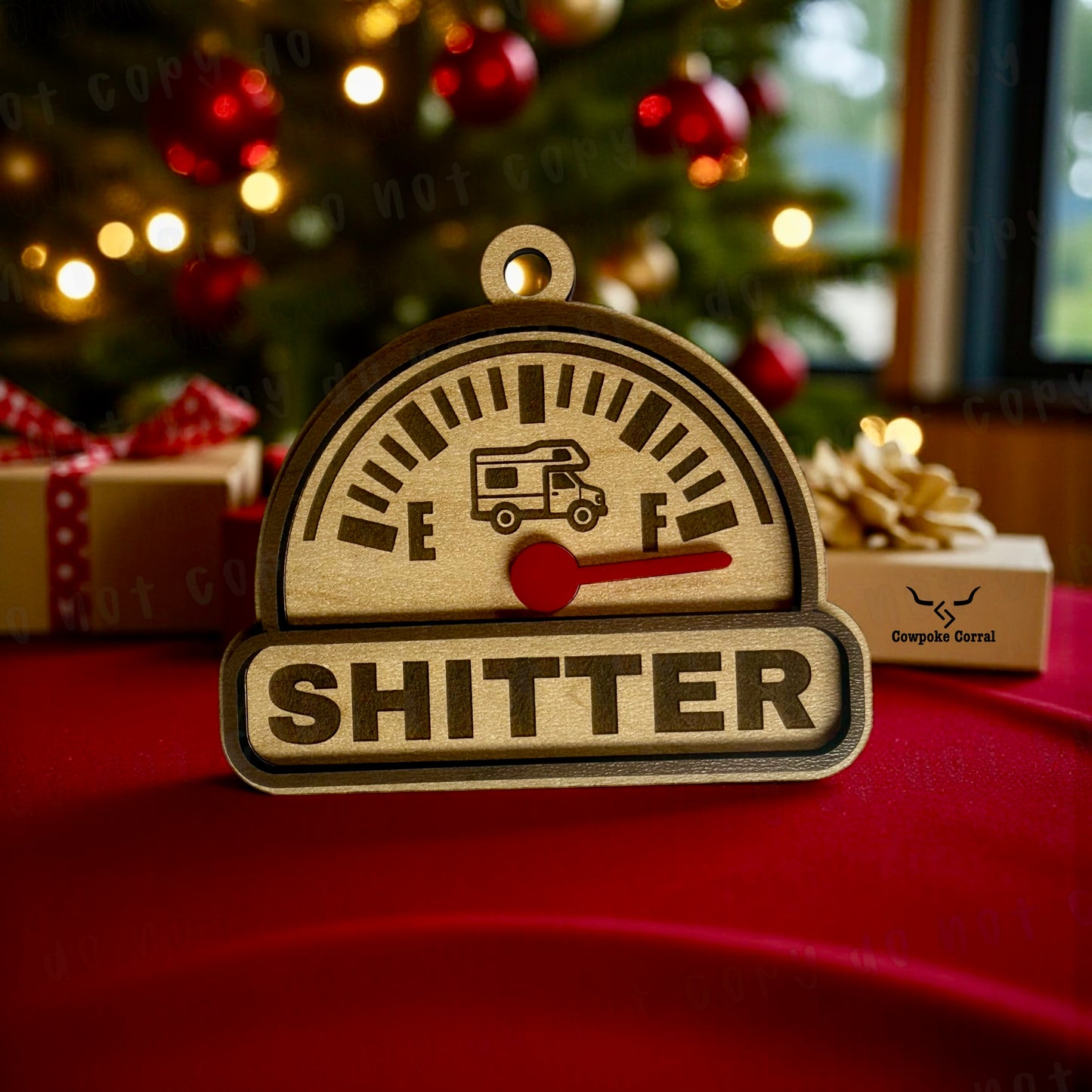FULL SHITTER CHRISTMAS ORNAMENT