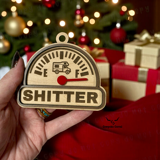 FULL SHITTER CHRISTMAS ORNAMENT