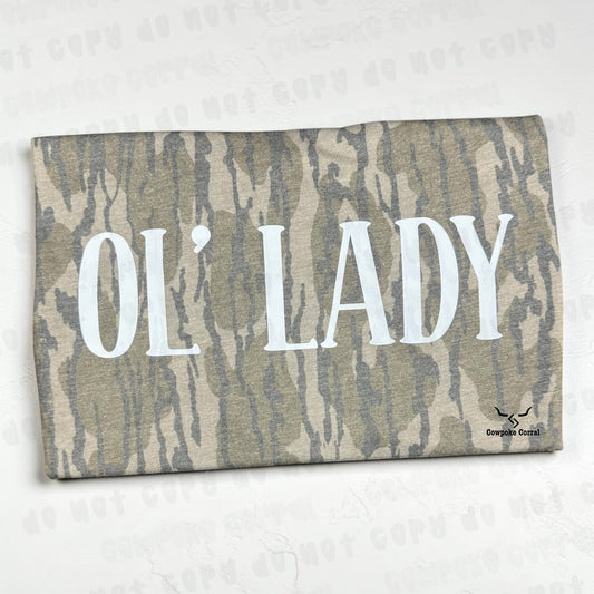 OL' LADY CAMO TEE