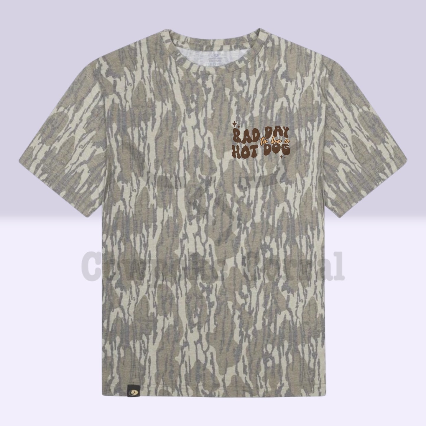 BAD DAY TO BE A HOTDOG CAMO TEE
