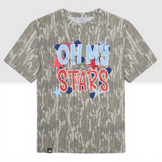 OH MY STARS CAMO TEE