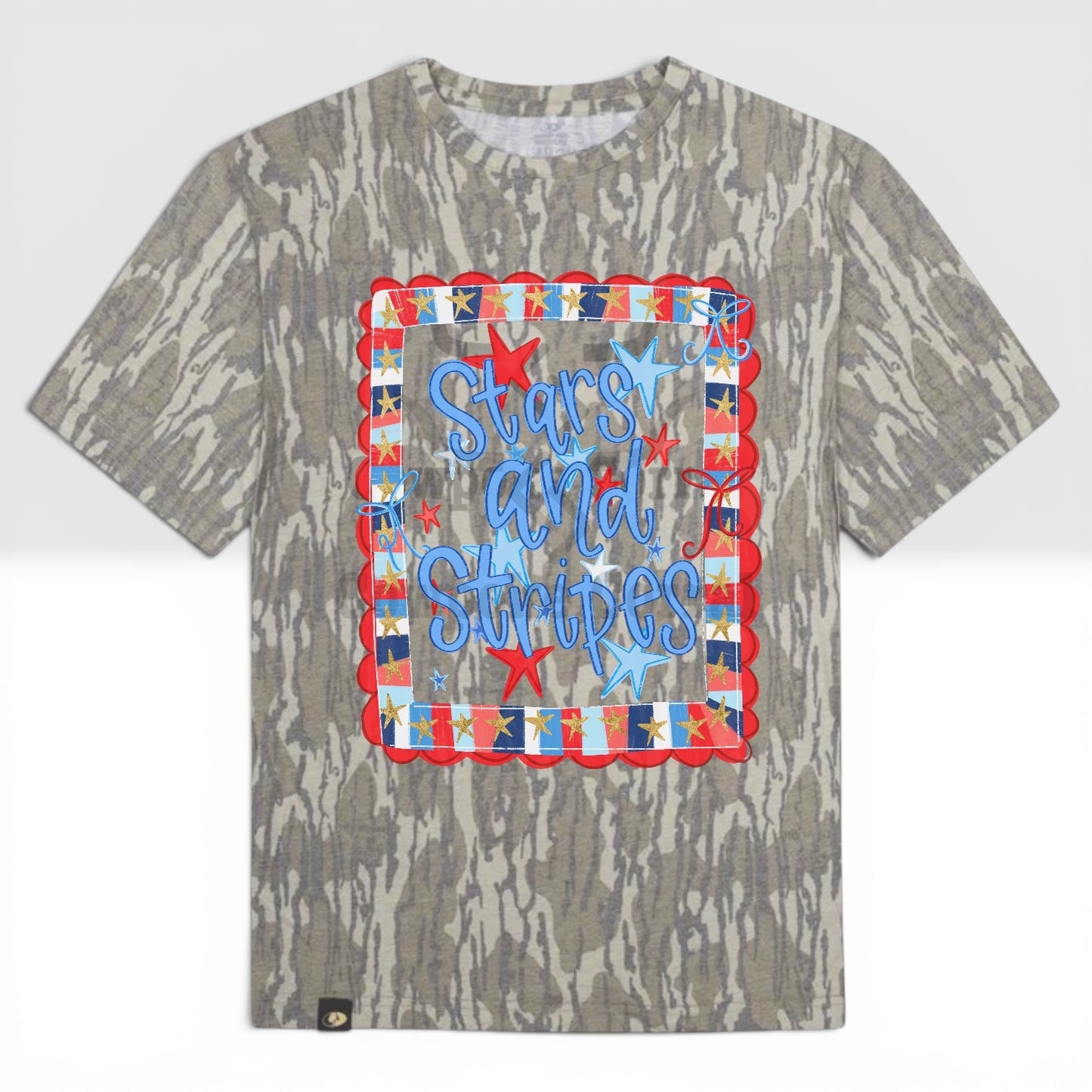 STARS AND STRIPES CAMO TEE