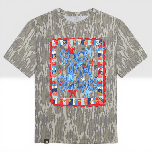 STARS AND STRIPES CAMO TEE