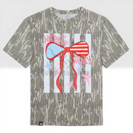 AMERICAN HONEY CAMO TEE