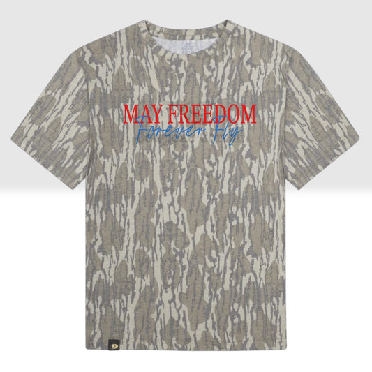 MAY FREEDOM FOREVER FLY CAMO TEE