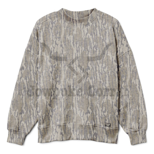 *PRE-SALE* BLANK CAMO MOCK NECK SWEATSHIRT