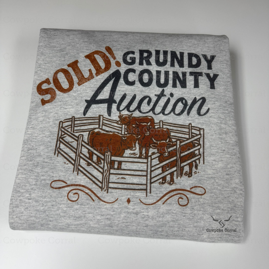 SOLD! GRUNDY CO AUCTION TEE