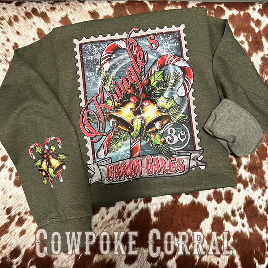 Kringle’s Candy Canes - Crewneck Sweatshirt