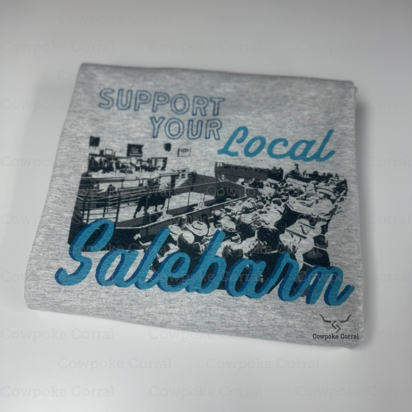 SUPPORT YOUR LOCAL SALEBARN CREWNECK SWEATSHIRT
