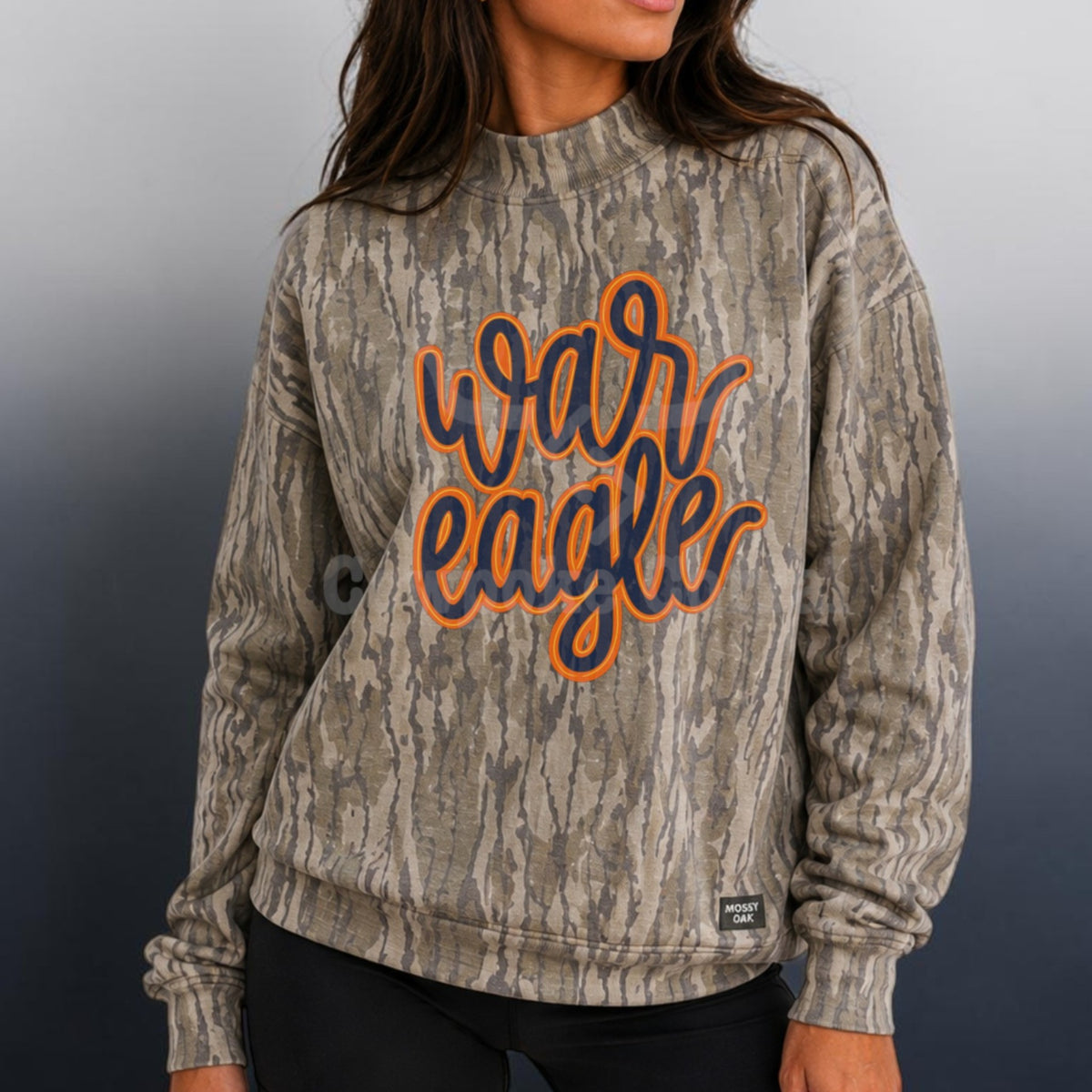*PRE-SALE* BLANK CAMO MOCK NECK SWEATSHIRT