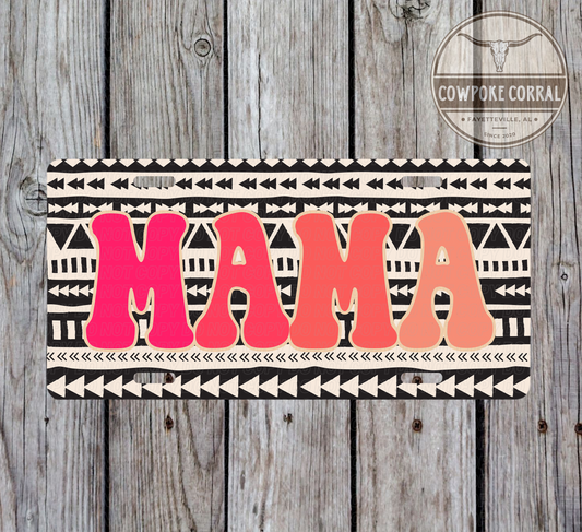 Aztec Mama - License Plate